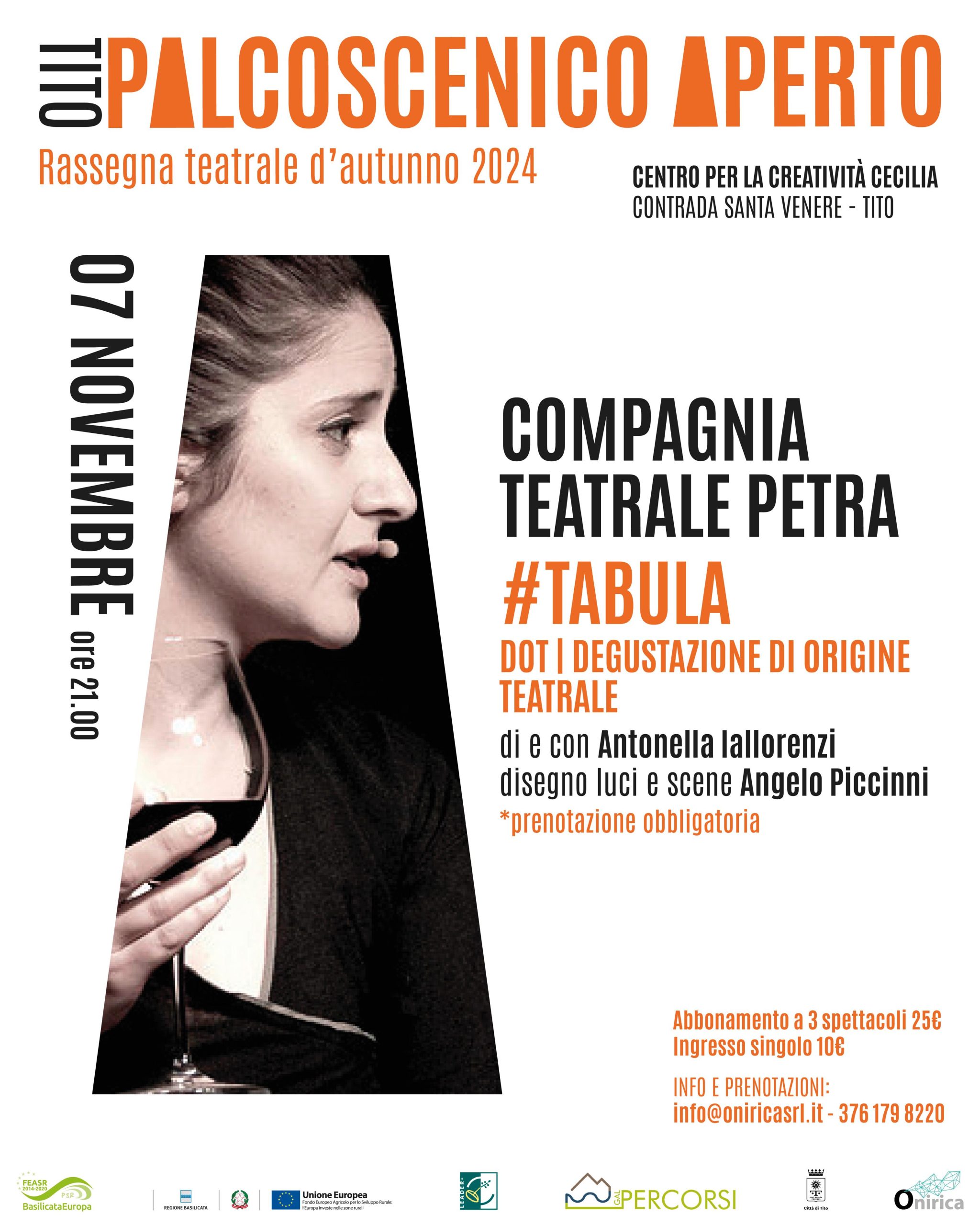 Tabula-degustazioni di origine teatrale